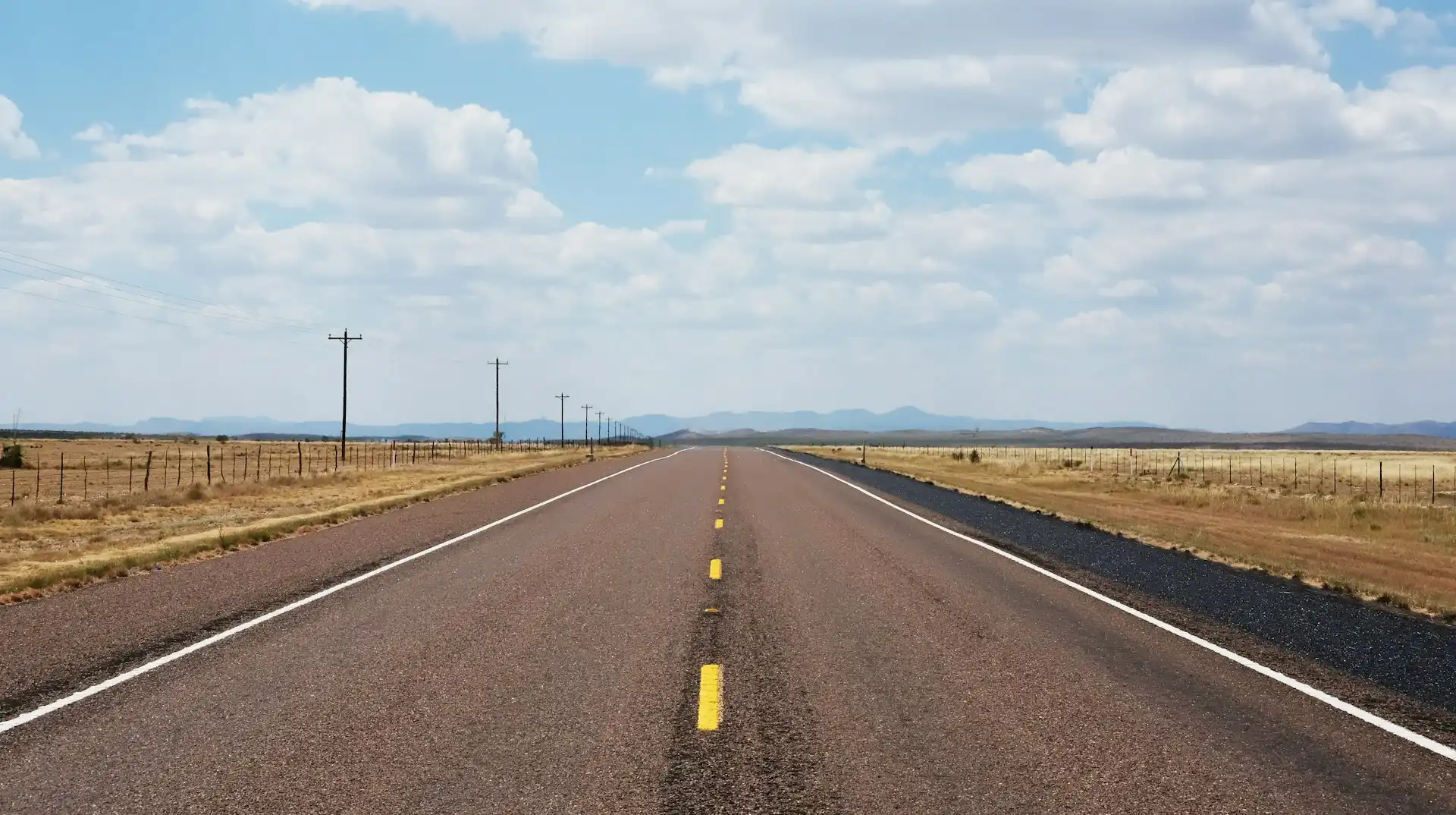 Route préparée pour un déménagement longue distance